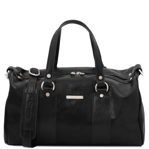 Lucrezia Leather Maxi Duffle bag Black TL141977