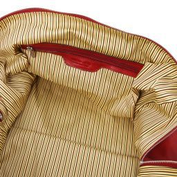 Oslo Borsone da Viaggio in Pelle Rosso TL141913