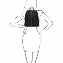 TL Bag Soft Leather Backpack for Women Черный TL141982
