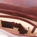 Amalfi Кожаный портфель с одним отделением Коричневый TL141351