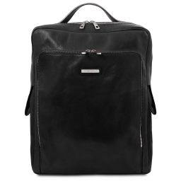 Bangkok Leather laptop backpack - Large size Black TL141987