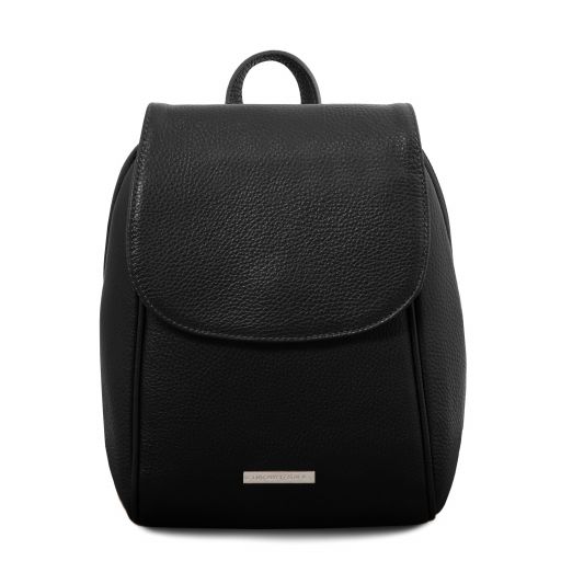 TL Bag Sac à dos en Cuir Souple Noir TL141905