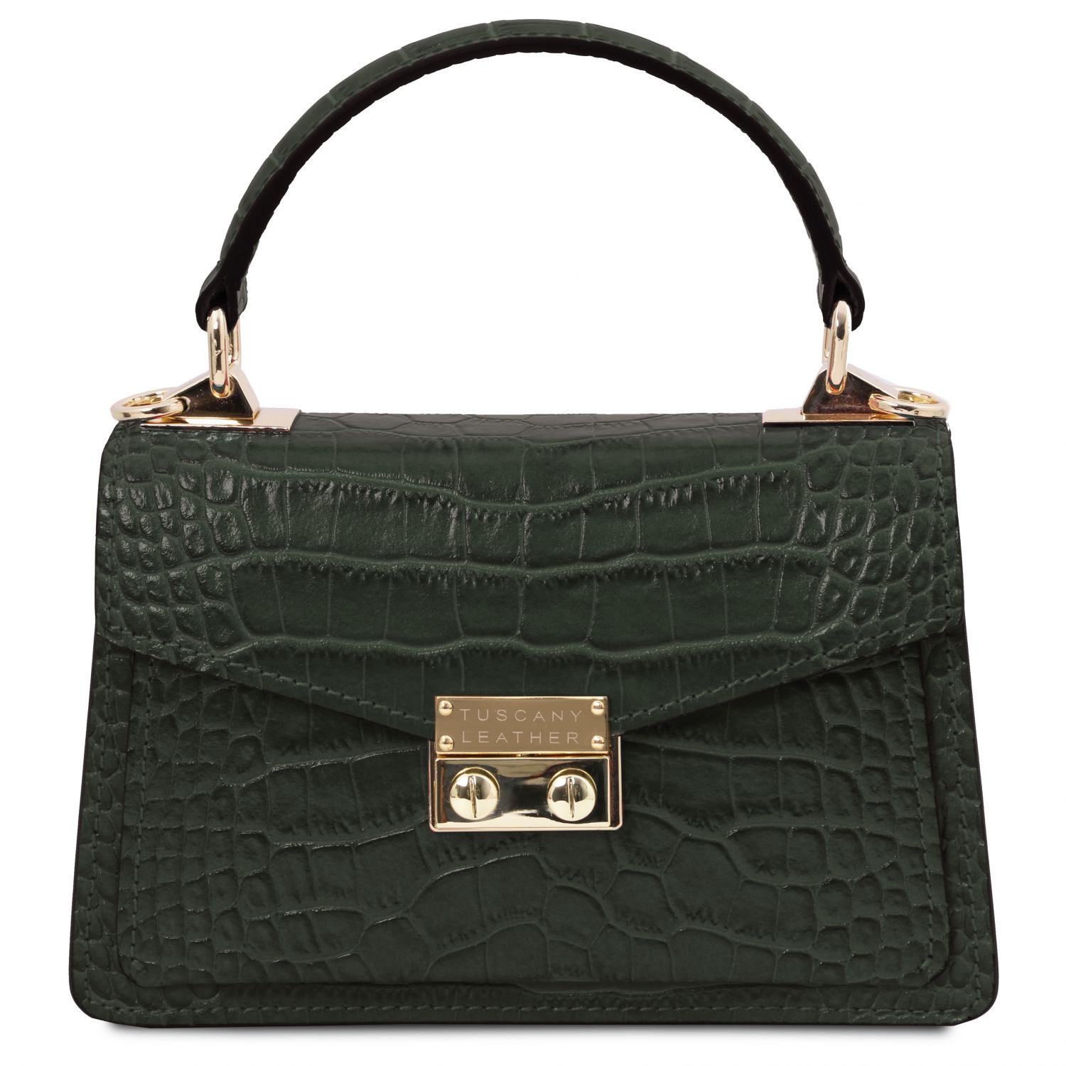 green croc tote bag