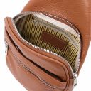 Albert Soft Leather Crossover bag Cognac TL142022