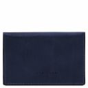 Leather Business Card / Credit Card Holder Dark Blue TL142036