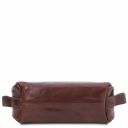 Owen Leather toilet bag Brown TL142025