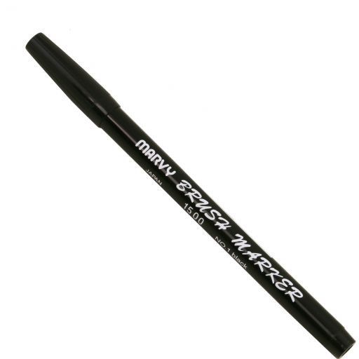 BRUSH MARKER Leather Repair pen Black TL141530