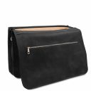 Ancona Leather Messenger bag Black TL142073