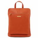 TL Bag Soft Leather Backpack for Women Brandy TL141682