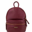 TL Bag Soft Leather Backpack for Women Bordeaux TL141532