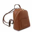 TL Bag Small Soft Leather Backpack for Women Коньяк TL142052
