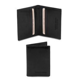 Elégant Porte Cartes en Cuir Noir TL142063
