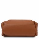 TL Bag Soft leather shoulder bag Cognac TL142082