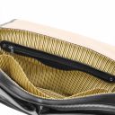 Mantova Leather Multi Compartment TL SMART Briefcase With Flap Black TL142068
