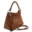 TL Bag Soft Leather Handbag Cognac TL142087