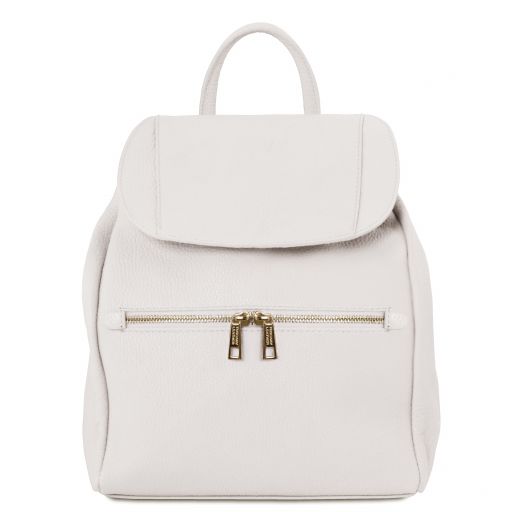 TL Bag Soft Leather Backpack for Women White TL141697
