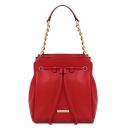 TL Bag Soft leather bucket bag Lipstick Red TL142134