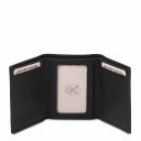 Exclusive Soft 3 Fold Leather Wallet Black TL142086