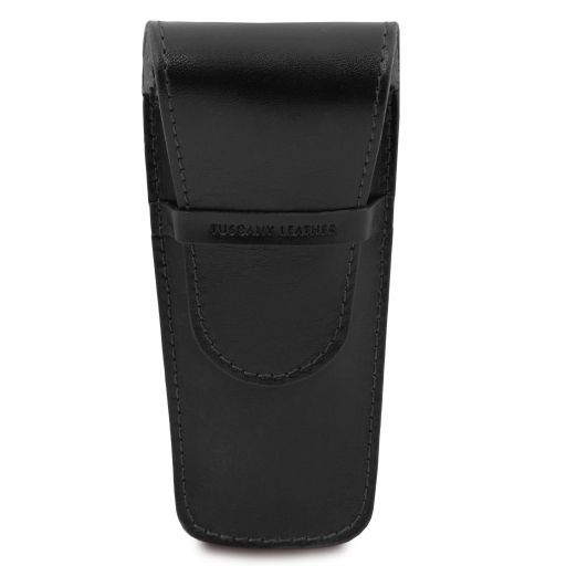 Элегантный кожаный футляр для 2х ручек Черный TL142130