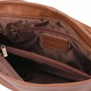 TL Bag Umhängetasche aus Weichem Leder mit Quasten Cinnamon TL141110