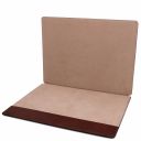 Leather Desk pad With Inner Compartment Коричневый TL142054