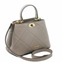 TL Bag Soft Quilted Leather Handbag Серый TL142132
