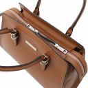 TL Bag Handtasche aus Leder Cognac TL142147