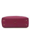 TL Bag Soft quilted leather handbag Plum TL142124