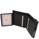 Lipari Leather Shoulder bag and 3 Fold Leather Wallet With Coin Pocket Черный TL142154