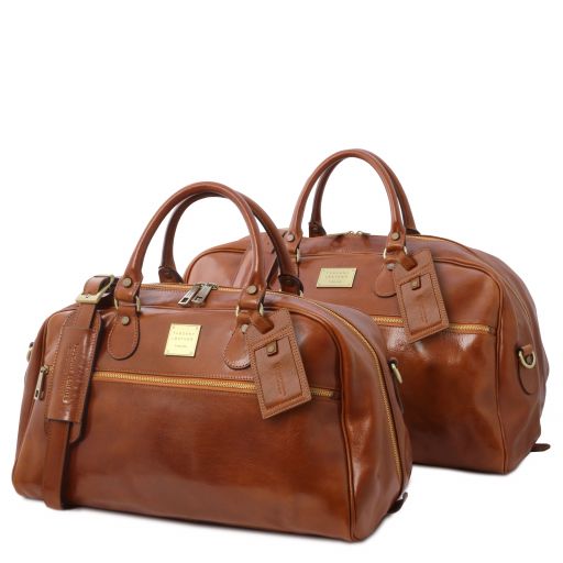 Magellan Leather Travel set Honey TL141258