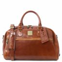 TL Voyager Travel Leather Bag- Small Size Honey TL141405
