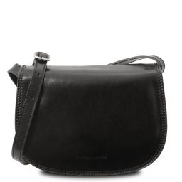 Isabella Sac Bandoulière en Cuir Noir TL9031