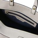 TL Bag Leather Handbag Light grey TL142079