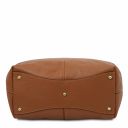 Cinzia Soft Leather Shopping bag Cognac TL142144