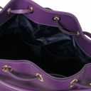 Vittoria Leather Bucket bag Фиолетовый TL141531