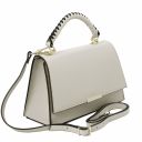 TL Bag Leather Handbag Light grey TL142111
