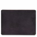 Premium Office Set Schreibtischunterlage mit Klappe, Mauspad und Schale aus Leder Dunkelbraun TL142162