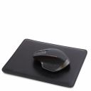 Premium Office Set Sottomano da Scrivania con Ribalta, Tappetino per Mouse e Vuotatasche in Pelle Nero TL142162