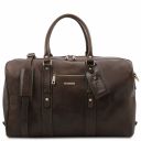 TL Voyager Leather Travel bag With Front Pocket Темно-коричневый TL142140