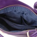 Patty Saffiano leather convertible bag Purple TL141455