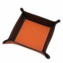 Leather Valet Tray Orange TL142159