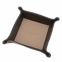 Leather Valet Tray Light Taupe TL142159