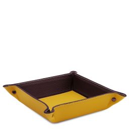 Svuotatasche in Pelle Giallo TL142159