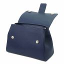 TL Bag Handtasche aus Leder Dunkelblau TL142156