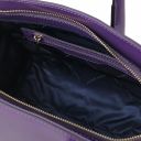 Brigid Handtasche aus Leder Lila TL141943