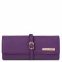 Soft Leather Jewellery Case Purple TL142193