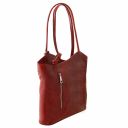 Patty Schultertasche aus Kalbsleder Rot TL141497