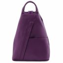 Shanghai Leather backpack Purple TL141881