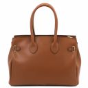TL Bag Leather Handbag Cognac TL142174