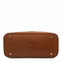 TL Bag Leather Handbag Cognac TL142174